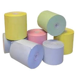 3 1/8" x 3" x 220' Color Thermal Paper in Pink, Canary, Green or Blue